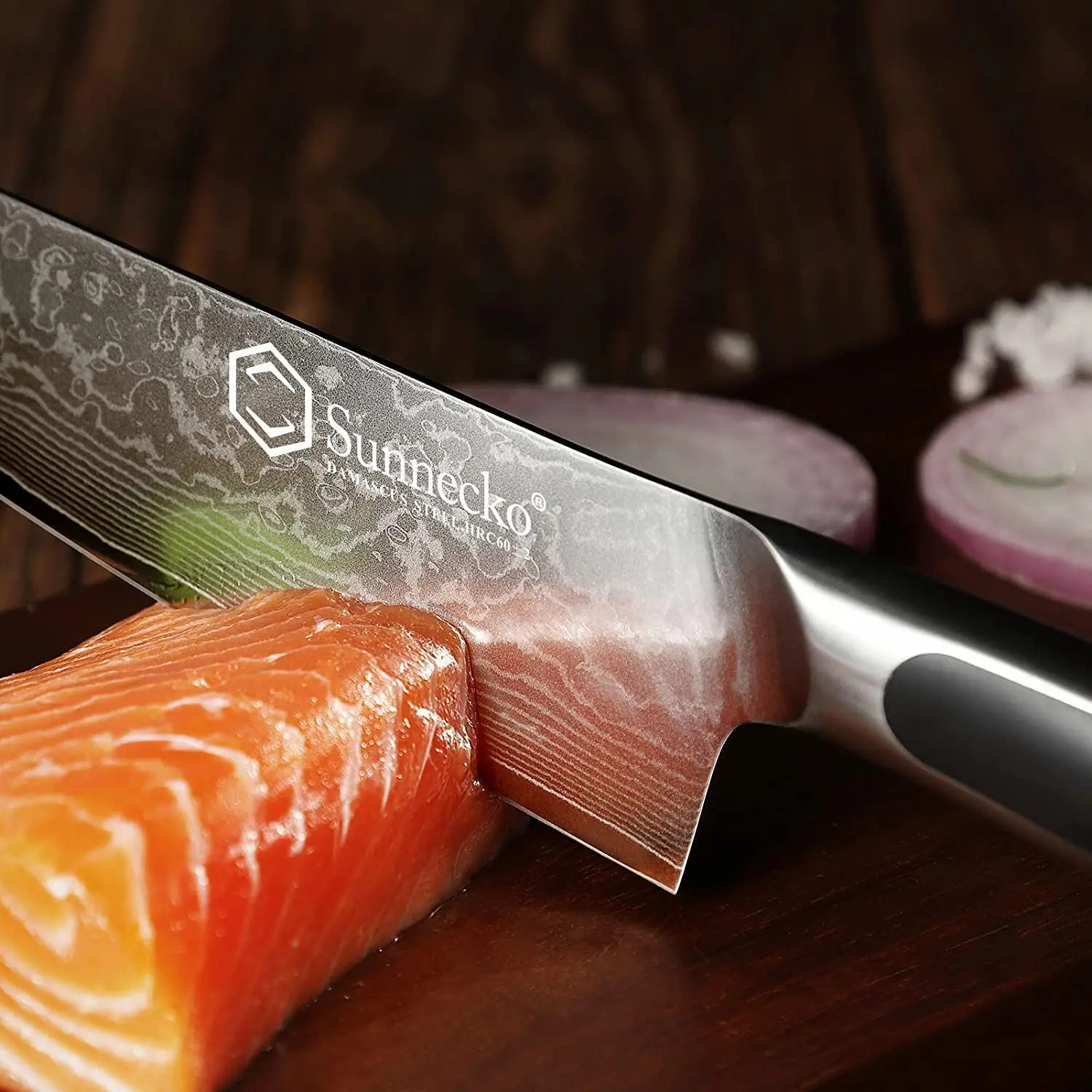 Sunnecko Damascus Steel Chef Knife Set 67-Layer VG10 HRC60+ Kitchen Knives