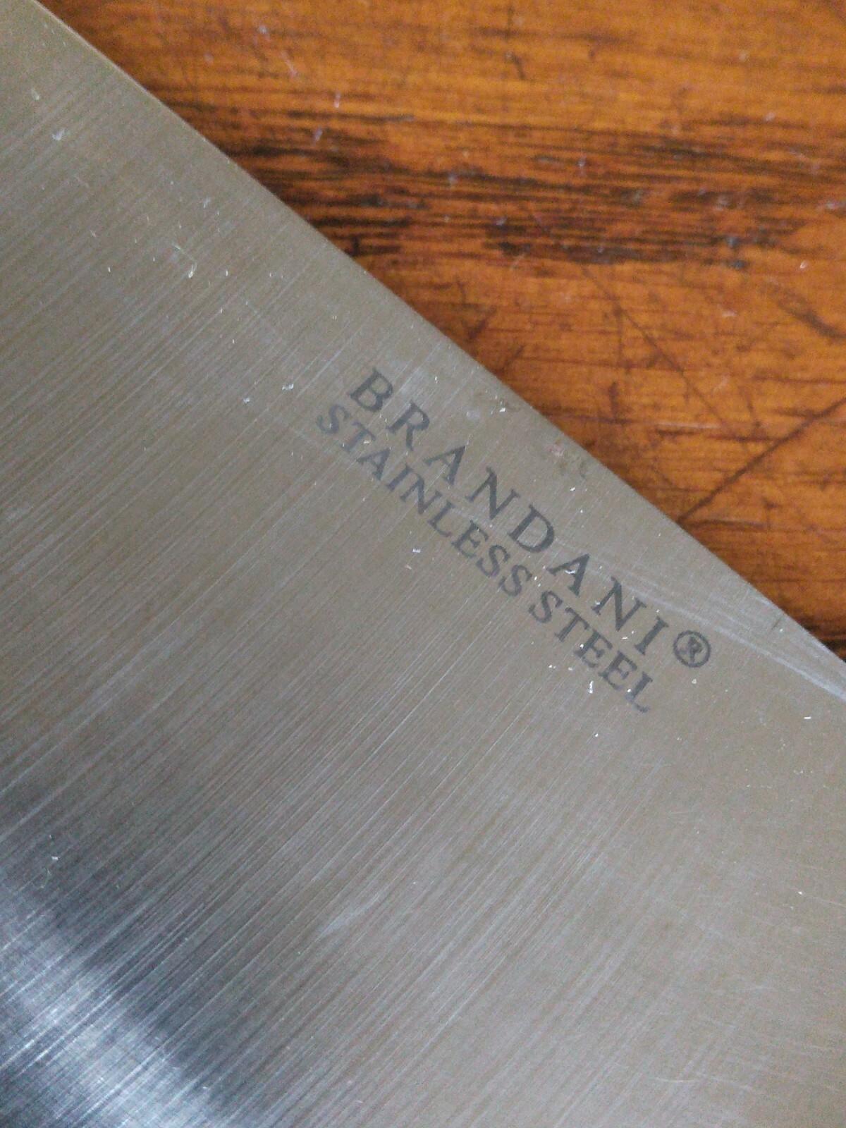 Brandani 8 Inch 3 Rivit Wood Handled Chefs Knife italy