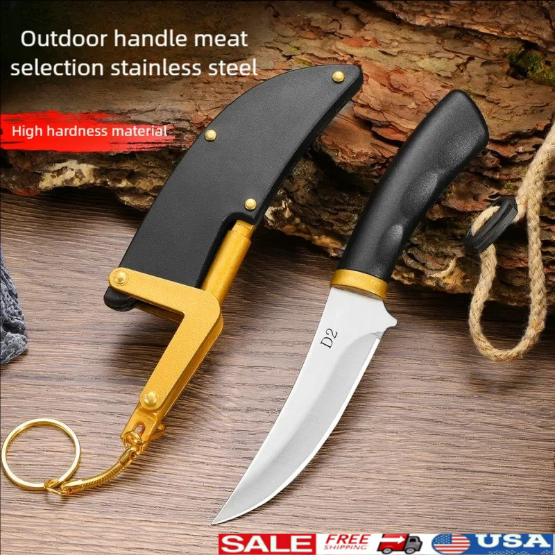 Portable Fruit Knife Kitchen Peeling Knife Camping BBQ Small Utility Knife