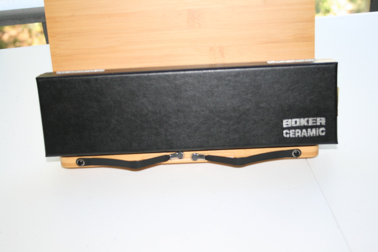Boker Ceramic Chef’s Knife 5.5″ Black Blade, Delrin Handle – BOC1S
