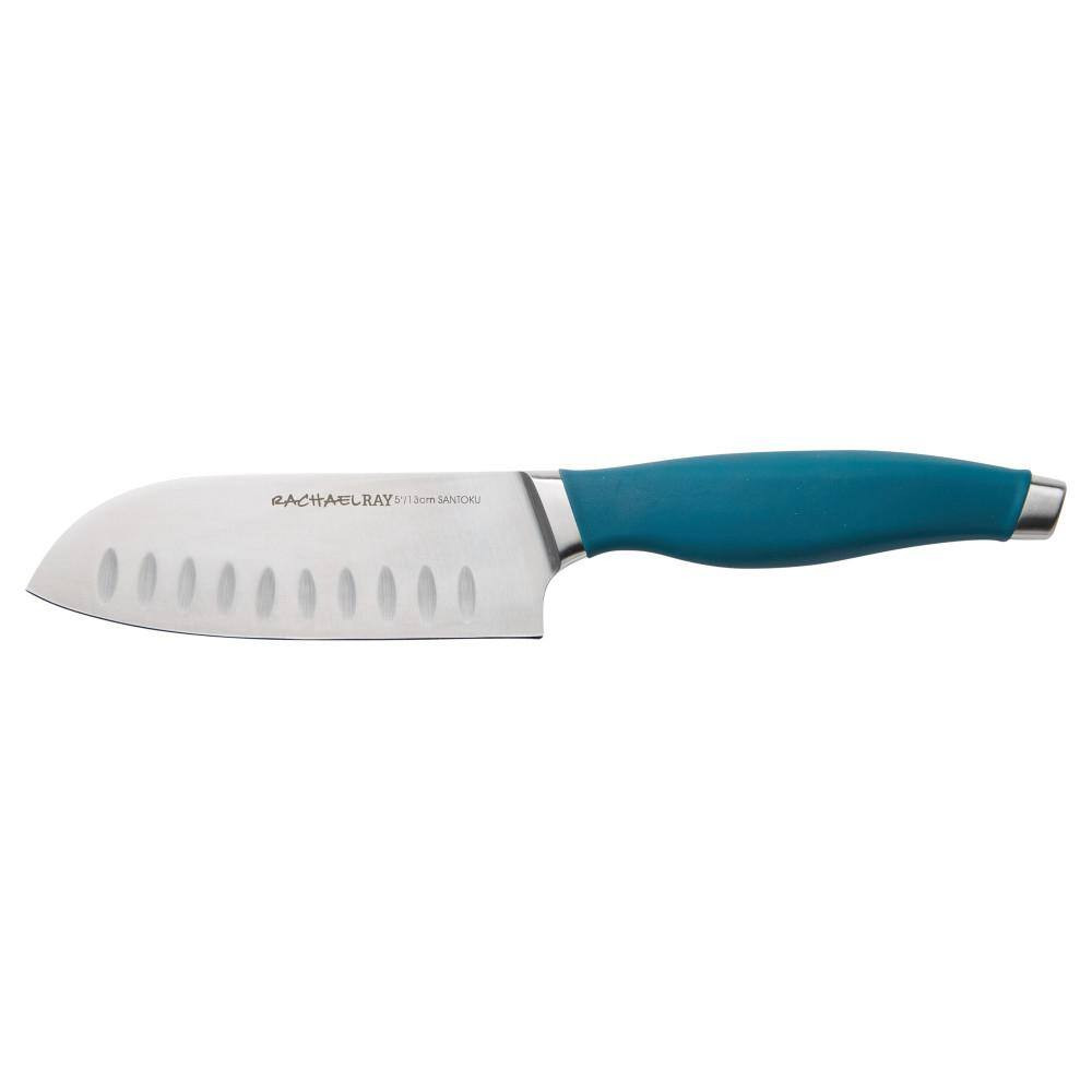 Cutlery Japanese Stainless Steel Chef Knife Set, Teal, 3-Piece