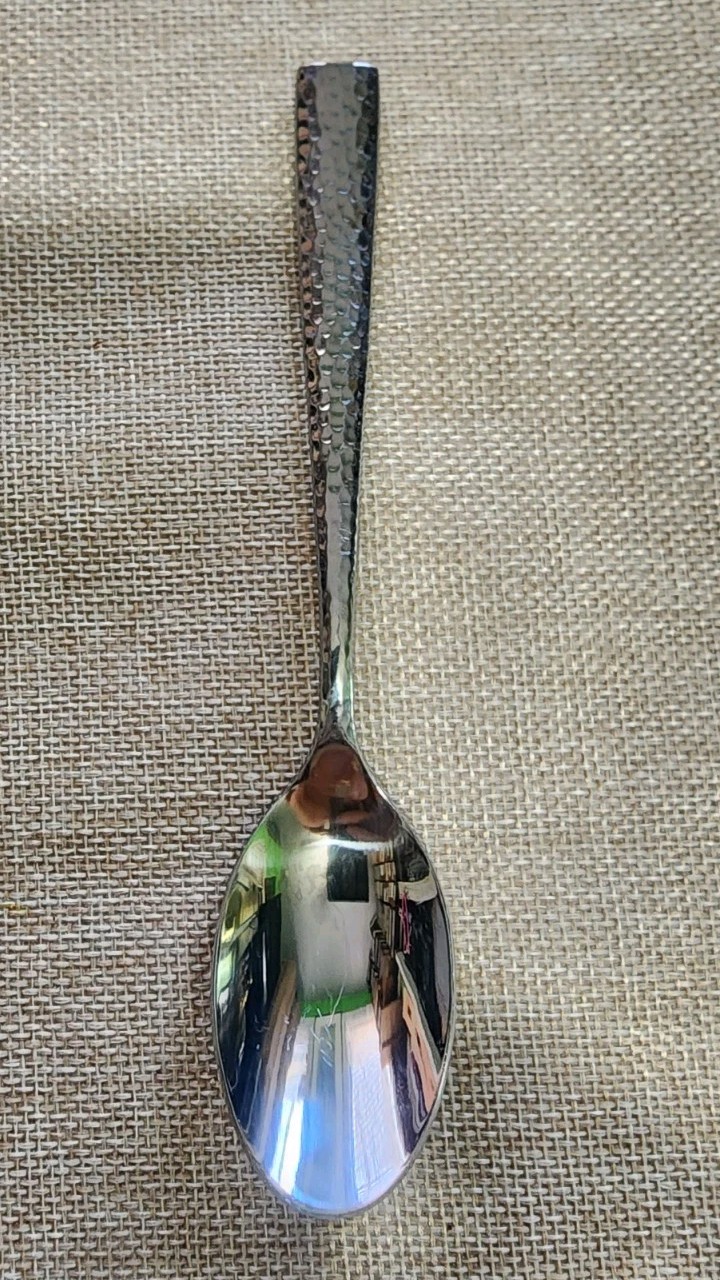 VIETNAM 🇻🇳 TOWLE c2012 TEXTURE HAMMERED STAINLESS “6 7/8” TEASPOON/TEA SPOON🍵