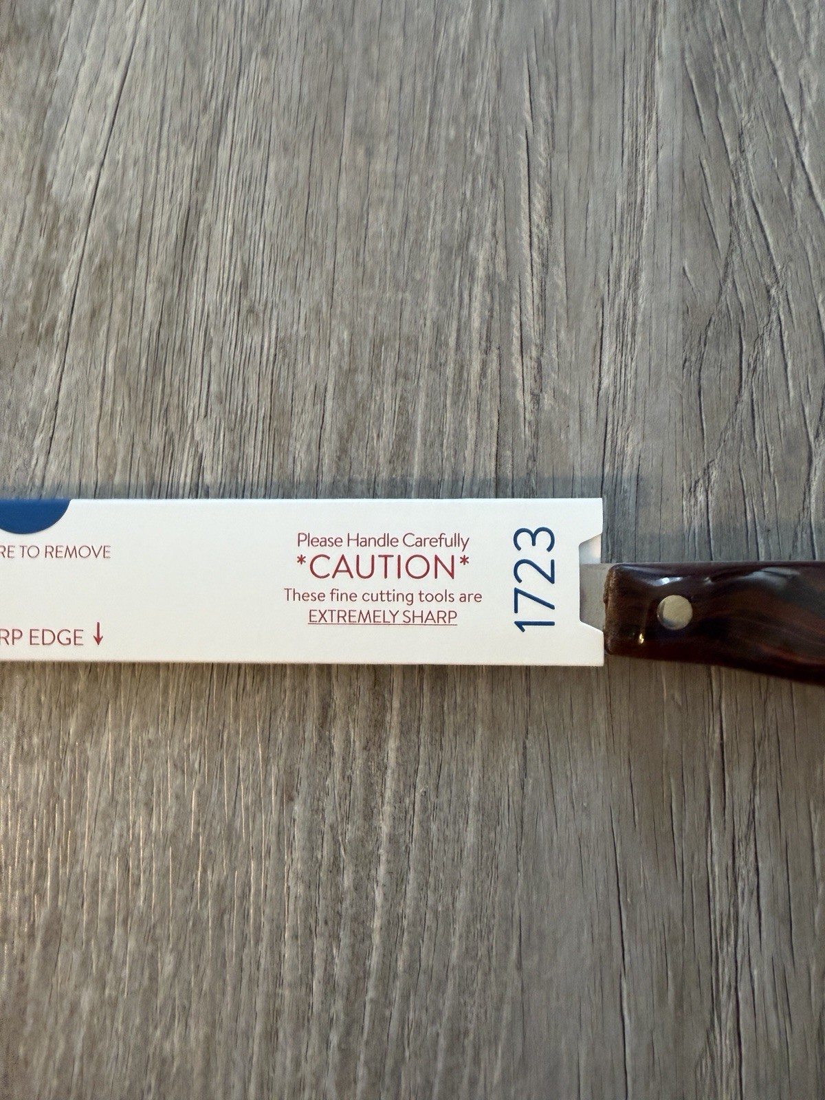 Factory Sharpened! CUTCO #23 Carving Knife Brown Handle Forever Guarantee