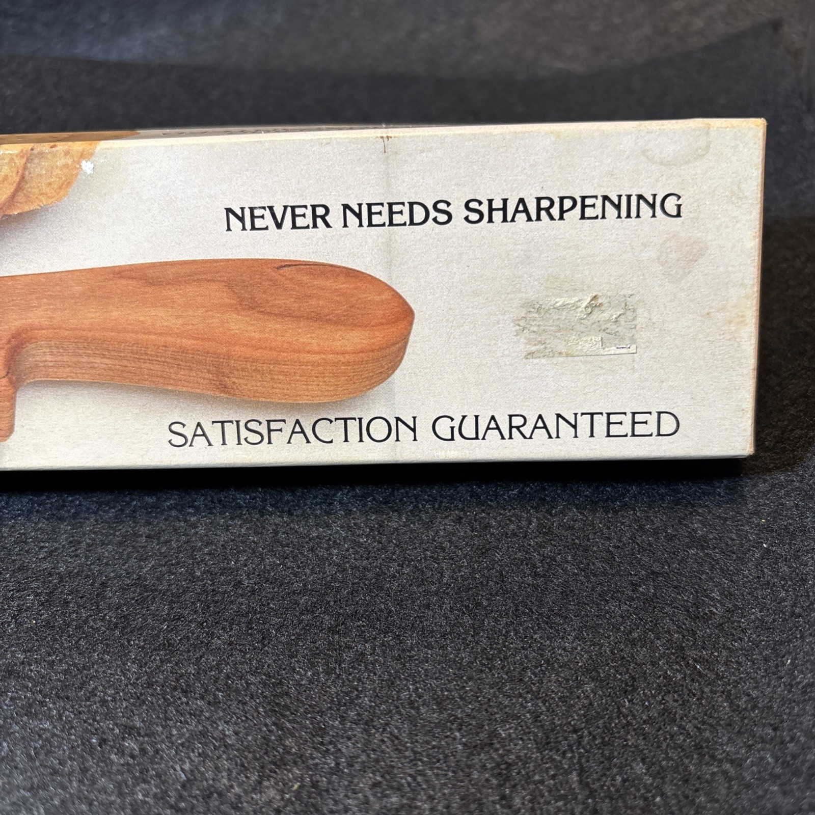 The Fiddle Bow Bread Knife Serrated Right Hand Mountain Woods Montana NEW IN BOX