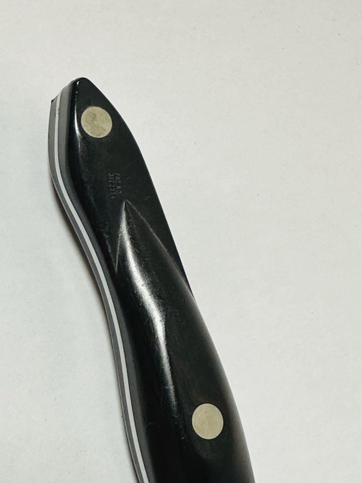 Cutco 1724 JE 9-3/4″ Serrated Bread Knife Stainless Blade Dark Brown Handle USA