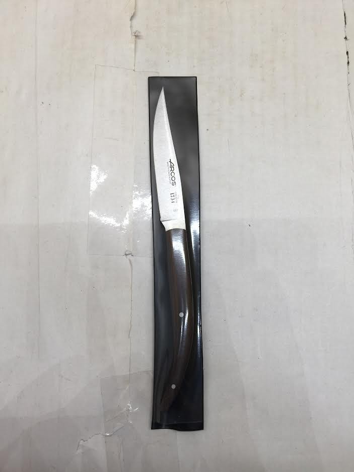 Arcos Steak Knife in Nitrum Stainless Steel. 4 Inch Non Serrated Steak