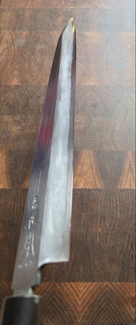 Masamoto Souhonten Tamashiro Steel Yanagiba 300mm Japanese Knife, Sharp, Used