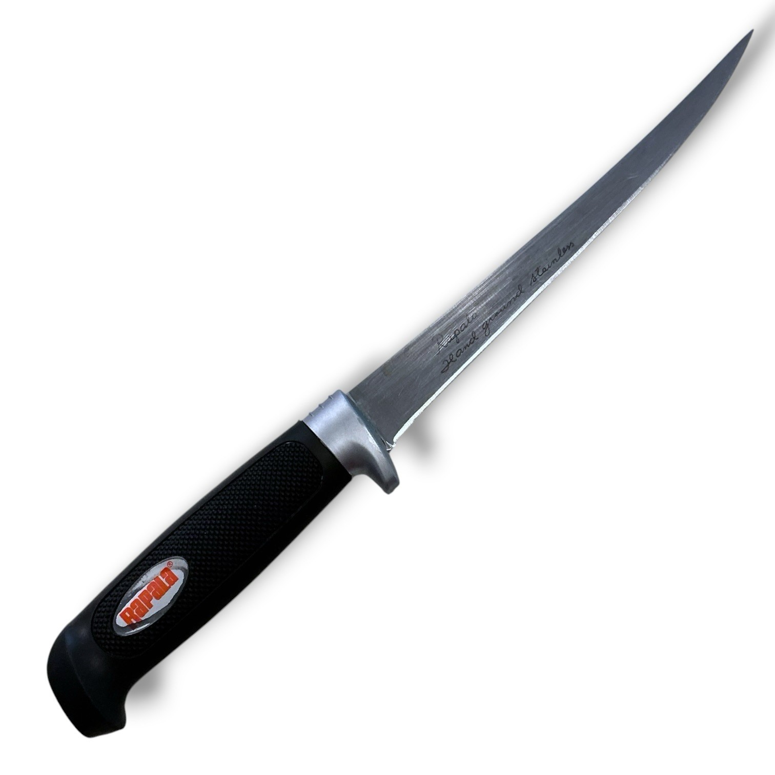 Rapala Hand Ground Fillet Knife 7” Blade Stainless Steel Light Weight Rubber