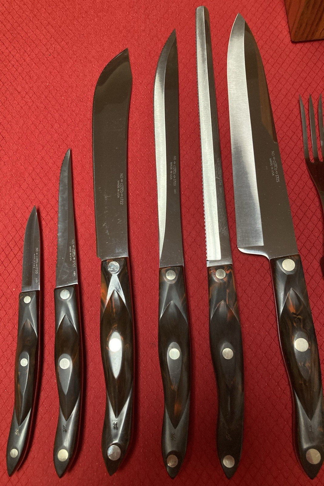 Factory Sharpened & Polished Cutco 10 Piece Classic Homemaker Set, w/Oak Block