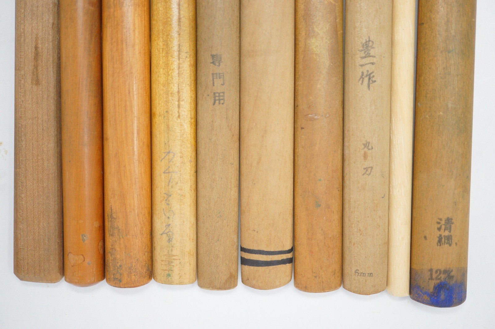 Vintage Wood Carving Knife Set 10 Tools Sharp and Original from Japan 1012D8
