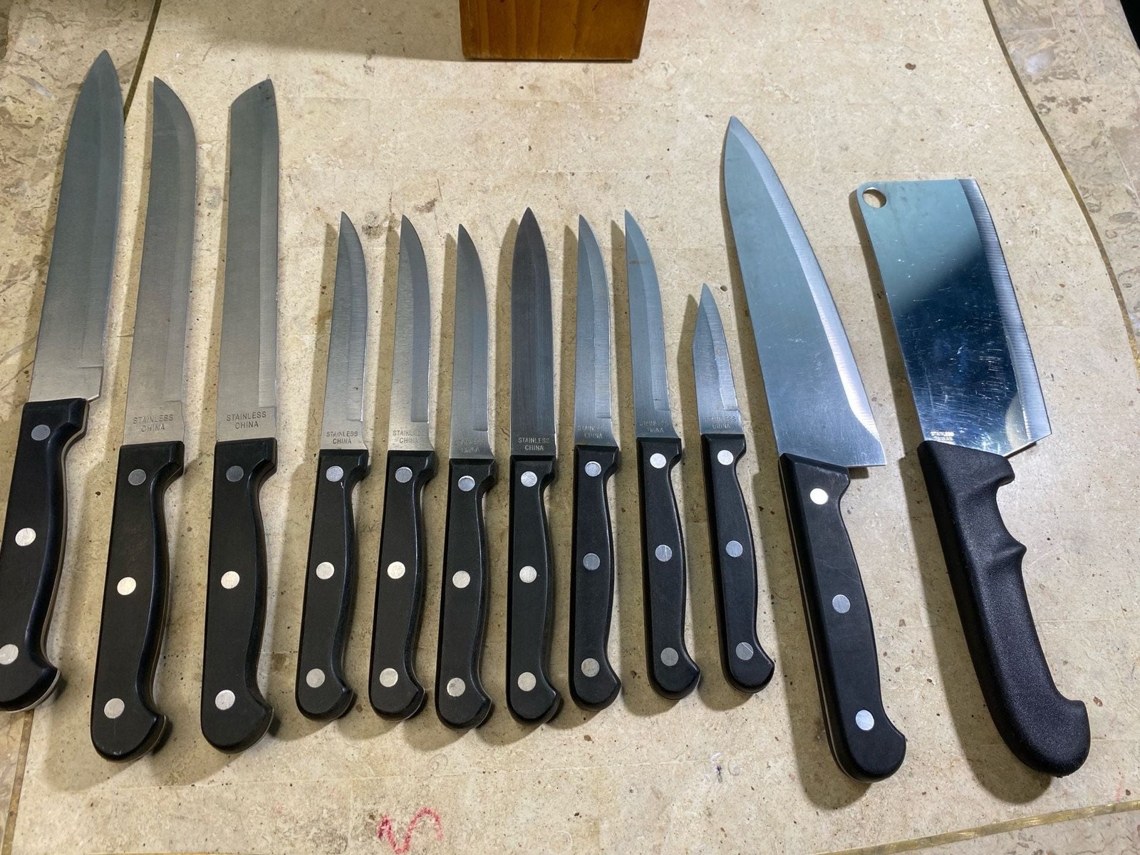 Tools of the Trade Basics 12-Piece Knife Block Set