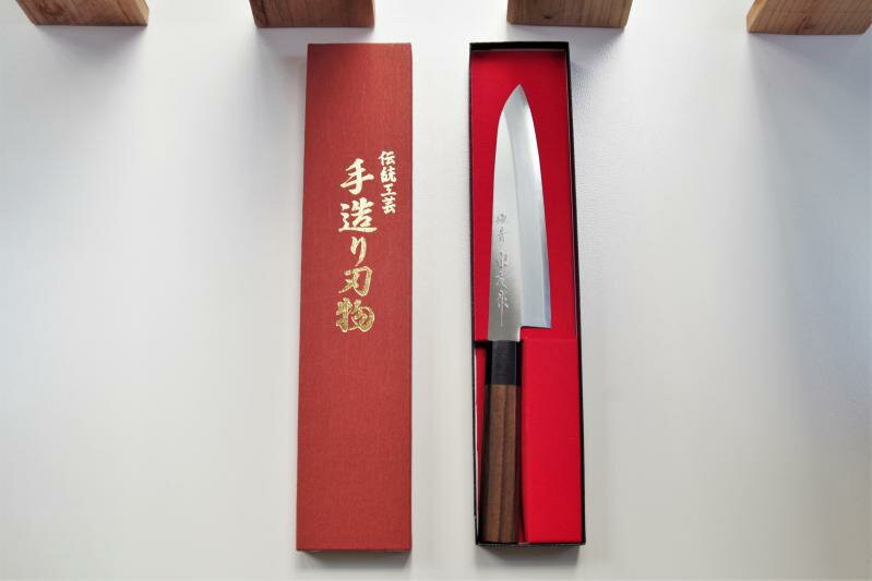 Gyuto Knife 180mm 7.1in Miki Kajiyamura UF172 Double Bevel Blade Aogami Super