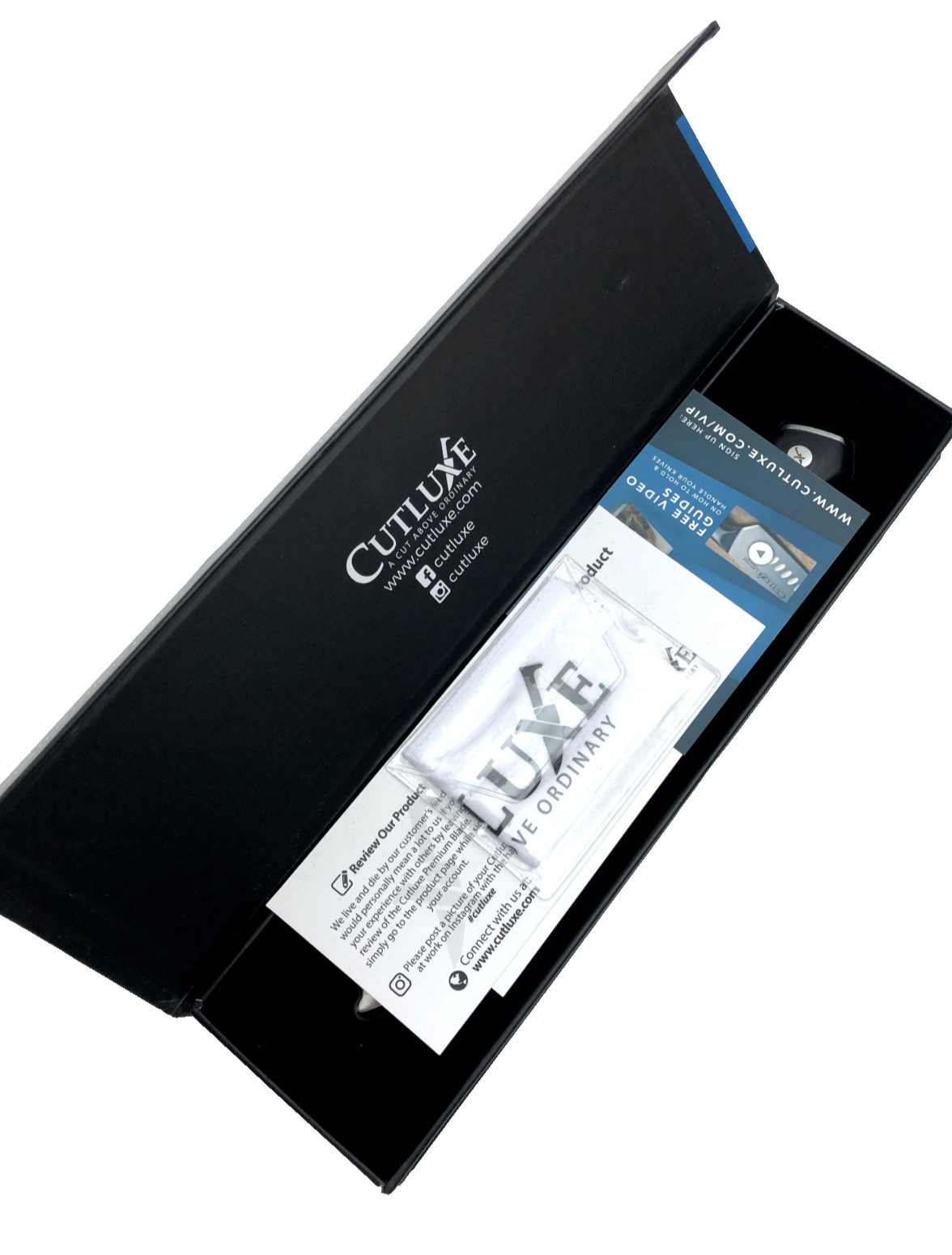 Cutluxe 5 in Serrated utility Kitchen Knife Artisan Series German Steel