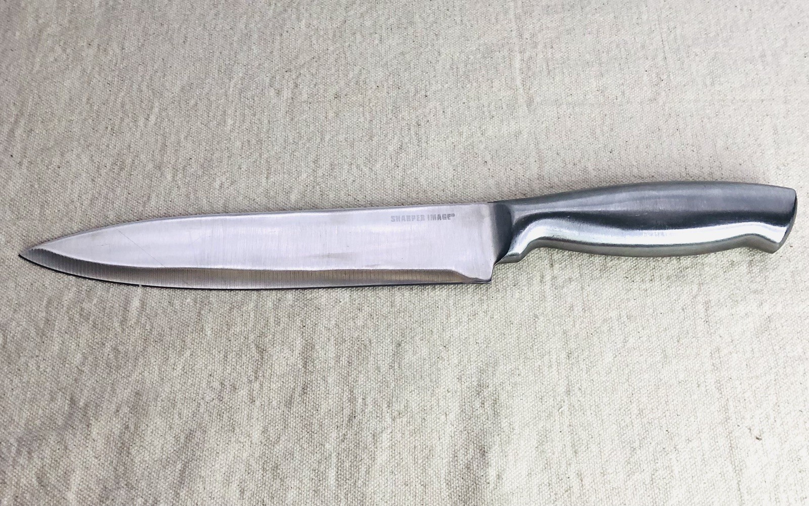 SHARPER IMAGE CHEF’S KNIFE 8” BLADE- 13” Overall