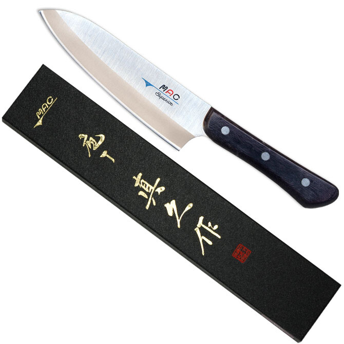 Japanese MAC SD-65 Superior 6.5″ Cleaver Deba Kitchen Knife Molybdenum Steel