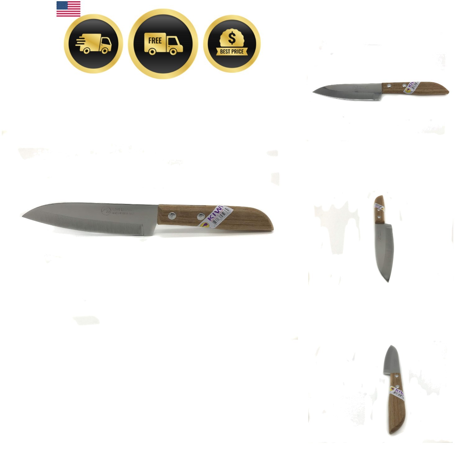 4″ Sharp Pairing Knife, with wood Handle 503