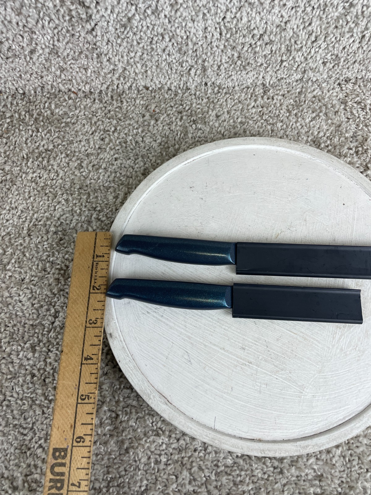 Lot of 2 Blue Diamond Sharp Stone Stainless Steel Non Stick Knife