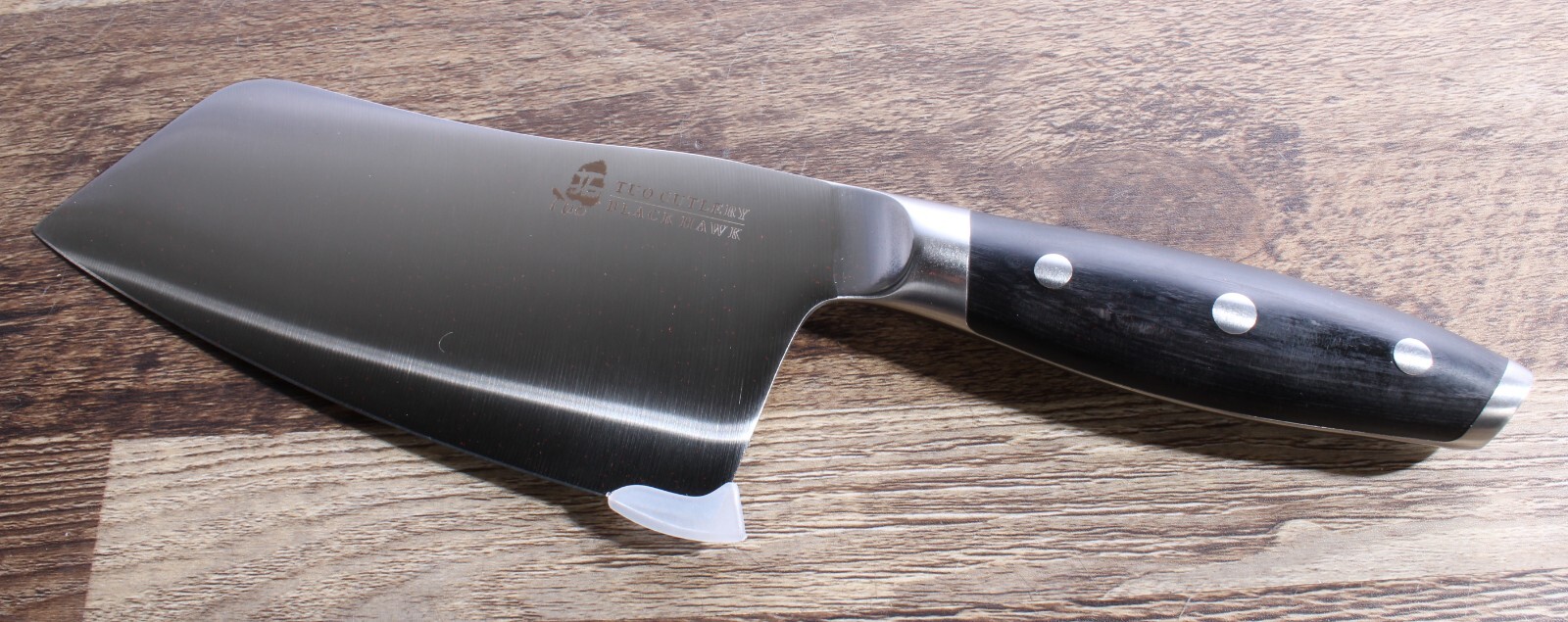 TUO Black Hawk 7″ Cleaver Knife High Carbon German Steel G10 Handle-Open Box
