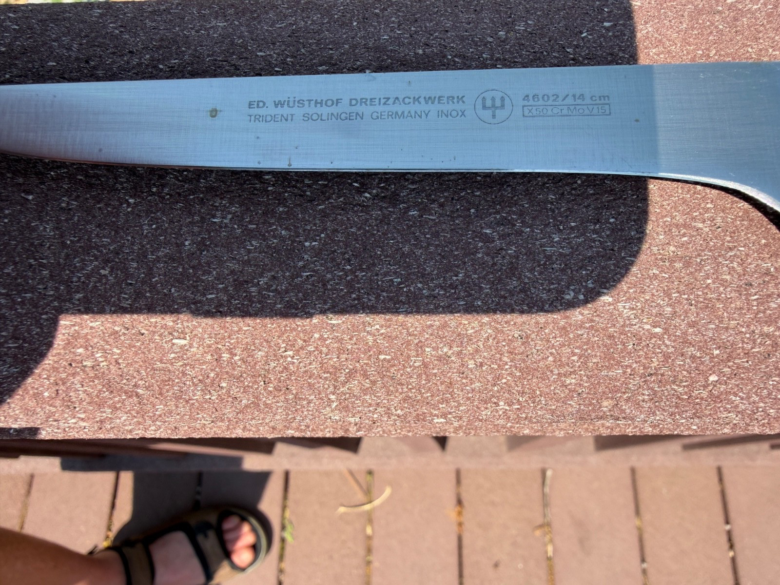 VINTAGE WUSTHOF CLASSIC BONING KNIFE 5″ 4602/14CM INOX SOLINGEN GERMANY BLACK