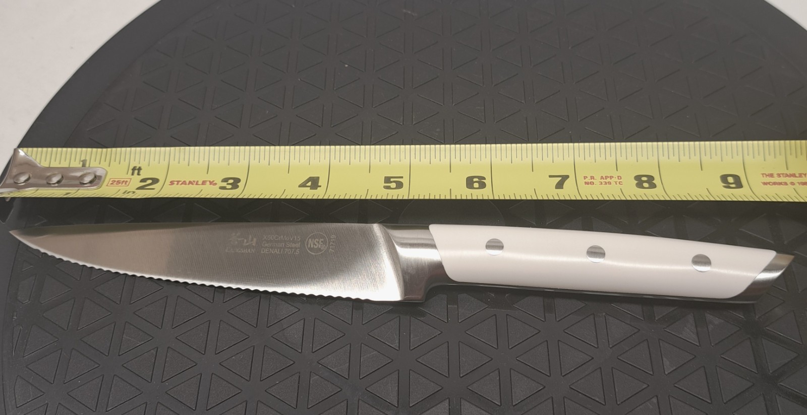 Cangshan Denali 707.5 5″ Utility Knife NSF X50CrMoV15 German Steel White ABS