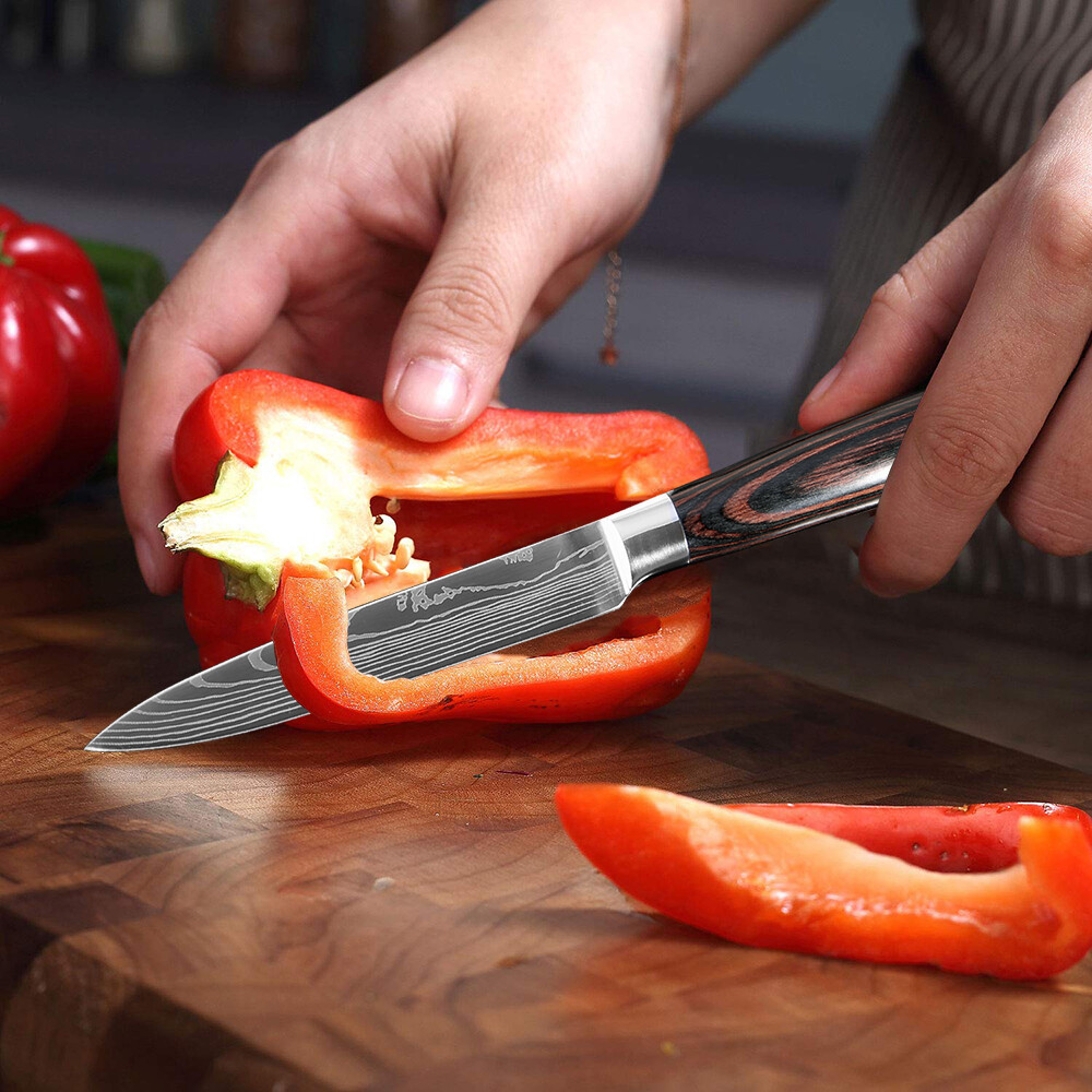 Kitchen Knife Set Steak Knives Sharp Stainless Steel Professional Chef Cutlery