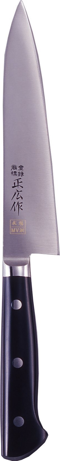 Masahiro MV steel fired petty knife (double edge) 15cm 14804