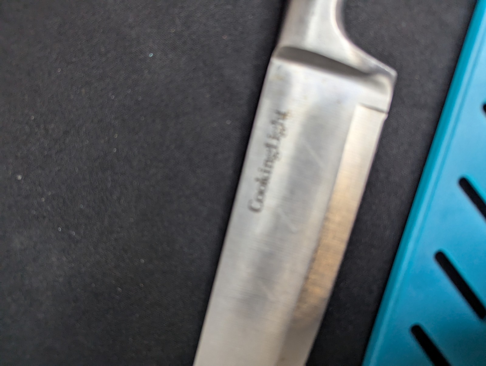 Cooking light 13″ chefs butcher kitchen knife teal