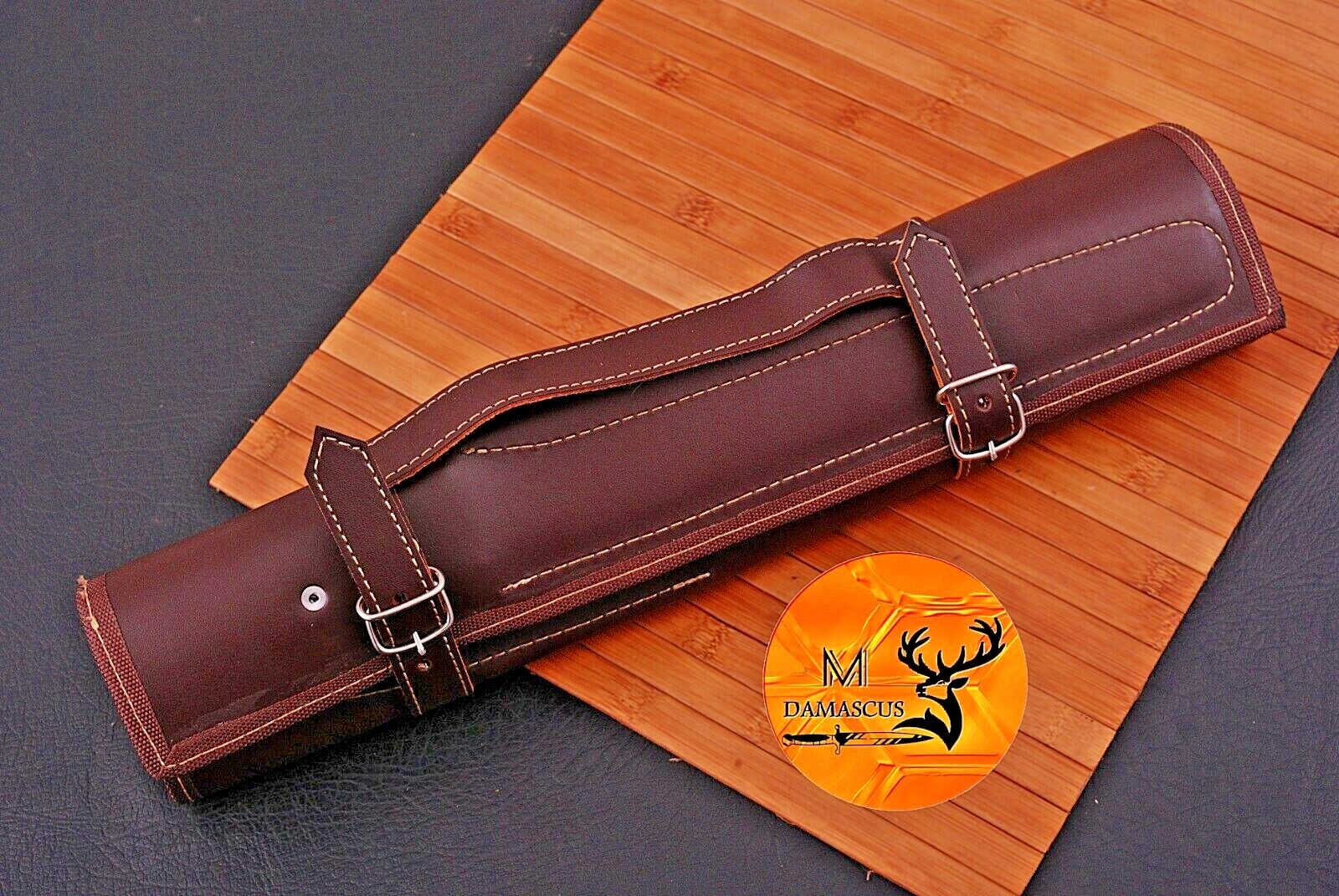 Custom Handmade CHEF KNIFE Set Kitchen Knives Cutlery Forged Damascus Steel 1232