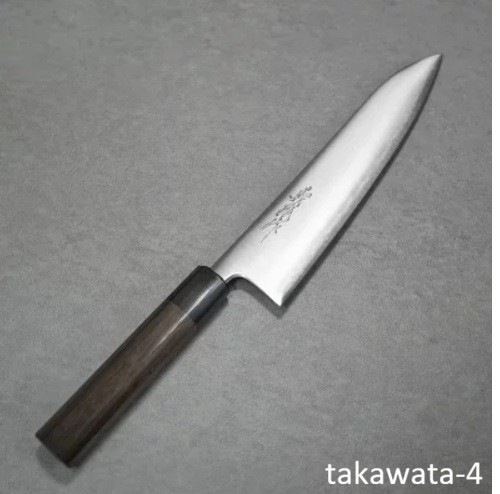 Yoshihiro YM302 Gyuto 210mm Aogami Super Ebony Handle Made in Japan Knife