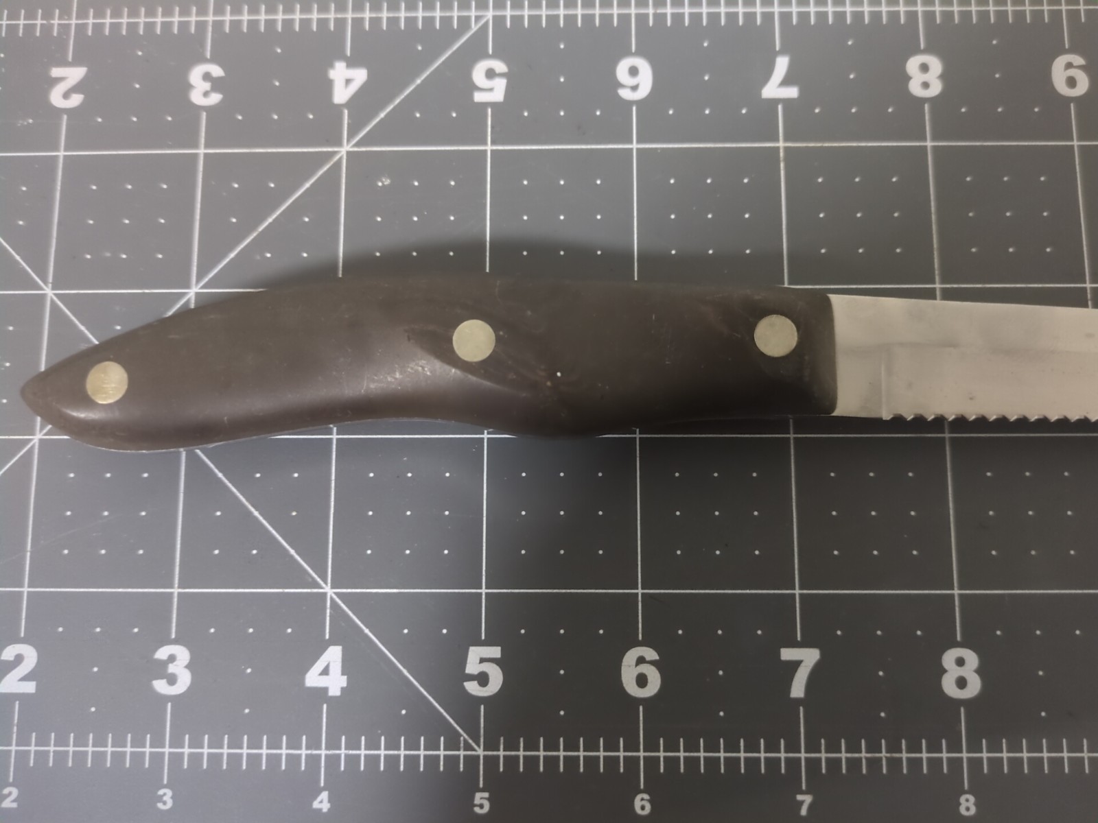 CUTCO # 1024 Serrated Bread Knife 9.5″ Blade 14.5 Inches Total Length VTG