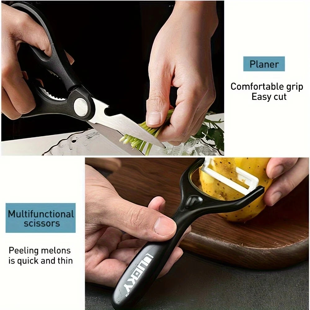 Professional 6 Piece Kitchen Chef Knife Set best gift box Ultra Sharp Stainless