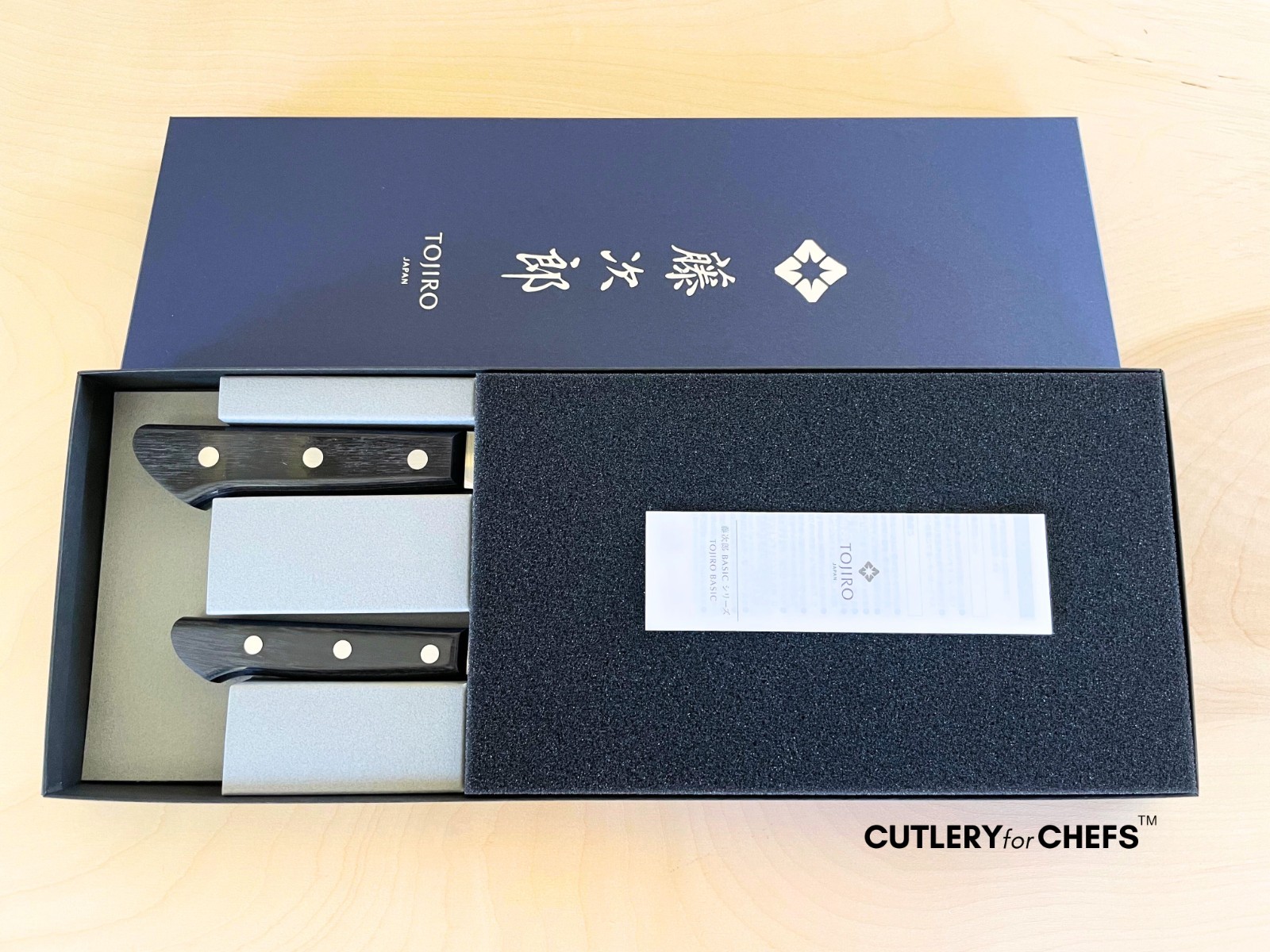 TOJIRO VG10 Japanese Knife Set (Santoku & Petty) MADE IN JAPAN – FREE SHIPPING