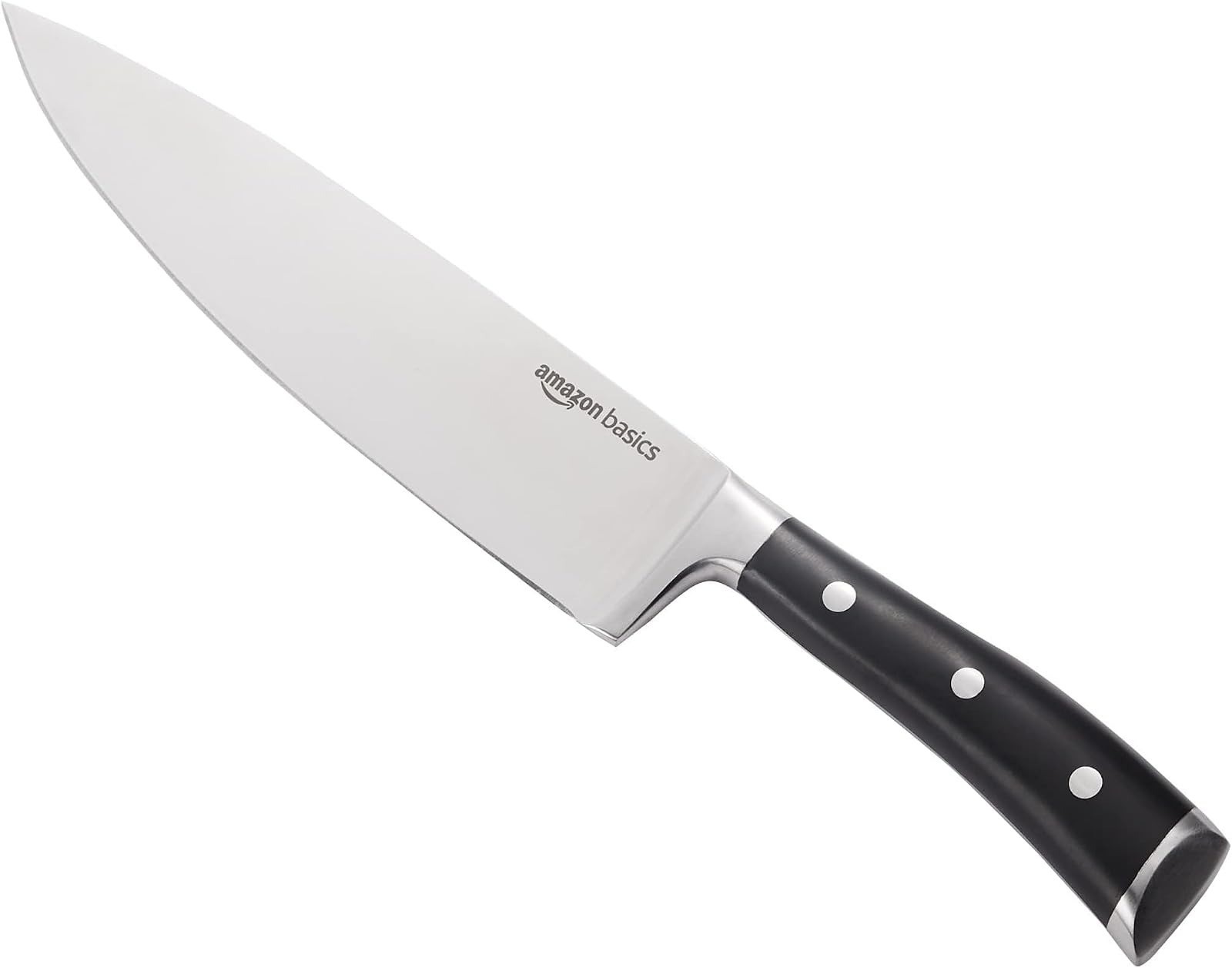 Amazon Basics 8-inch Chef’s Knife, High Carbon Stainless Steel, Silver