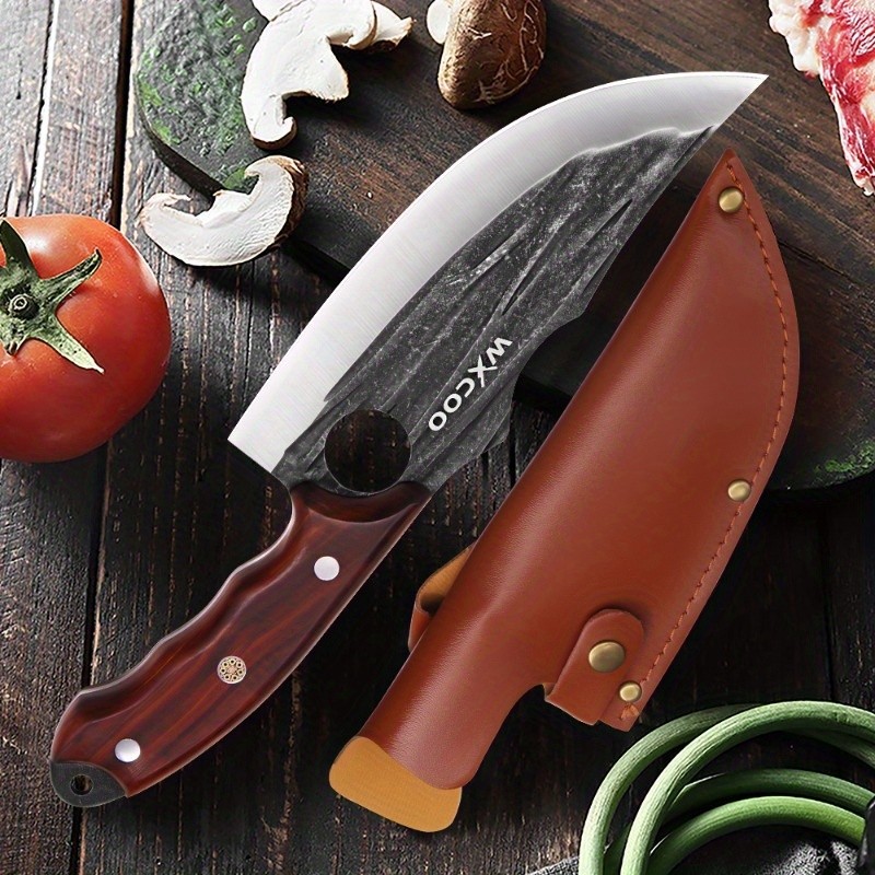 1-3PCS High Carbon Steel Kitchen Knife Set Professional Chef Butcher Chopper