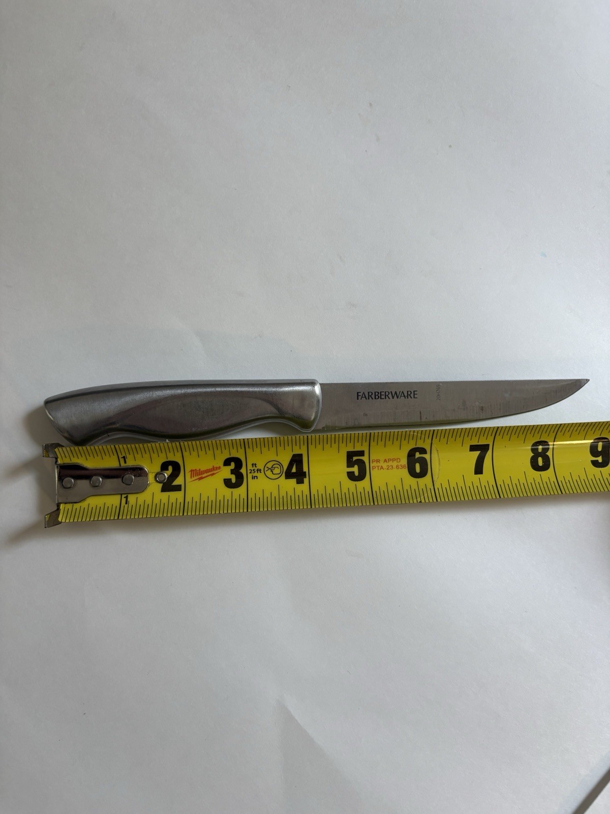 Farberware 8″ Stainless Steel Kitchen Utility Slicing Knife Silver Handle