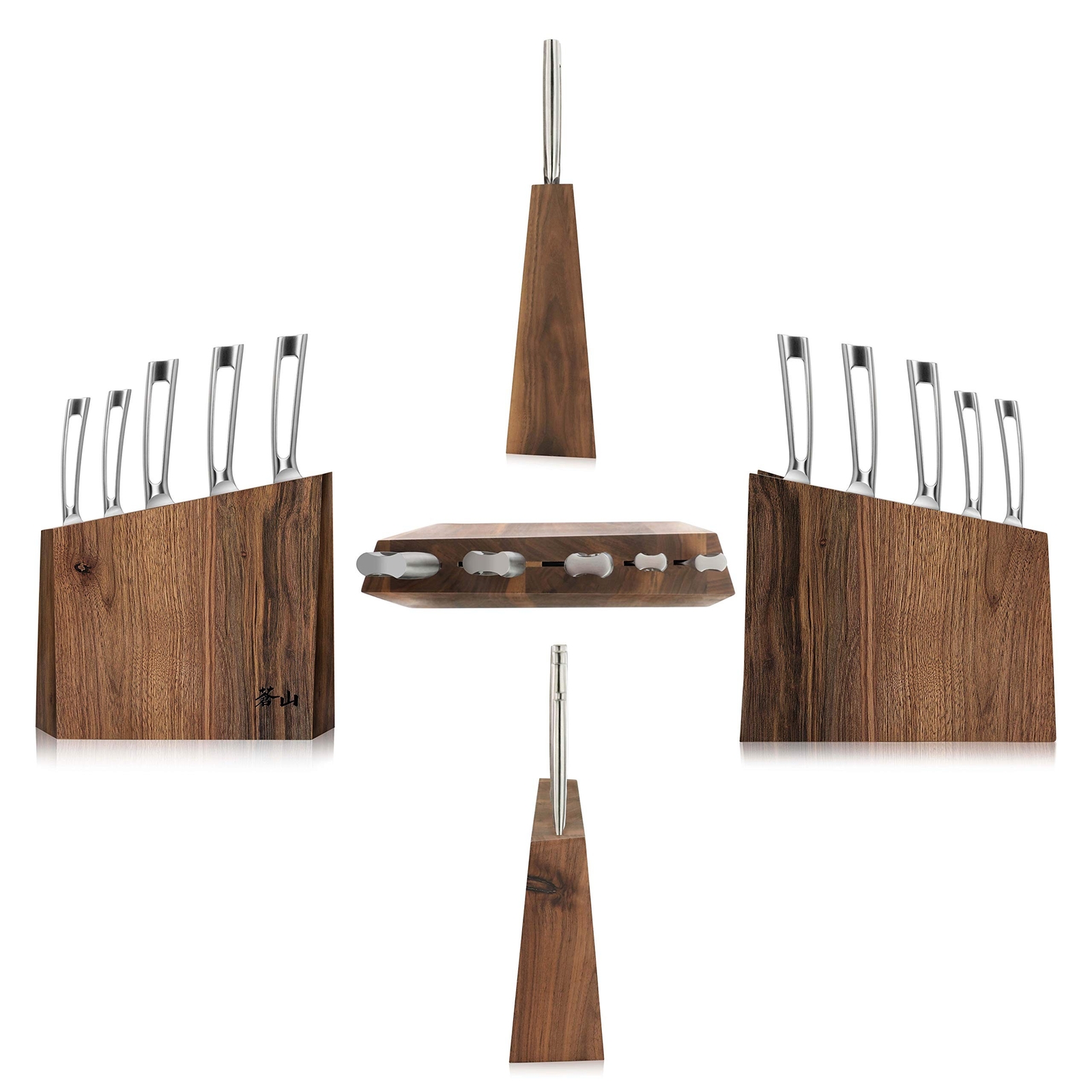 Cangshan TN1 Series 1024838 Swedish 14C28N Steel Forged 6-Piece Knife Block S…