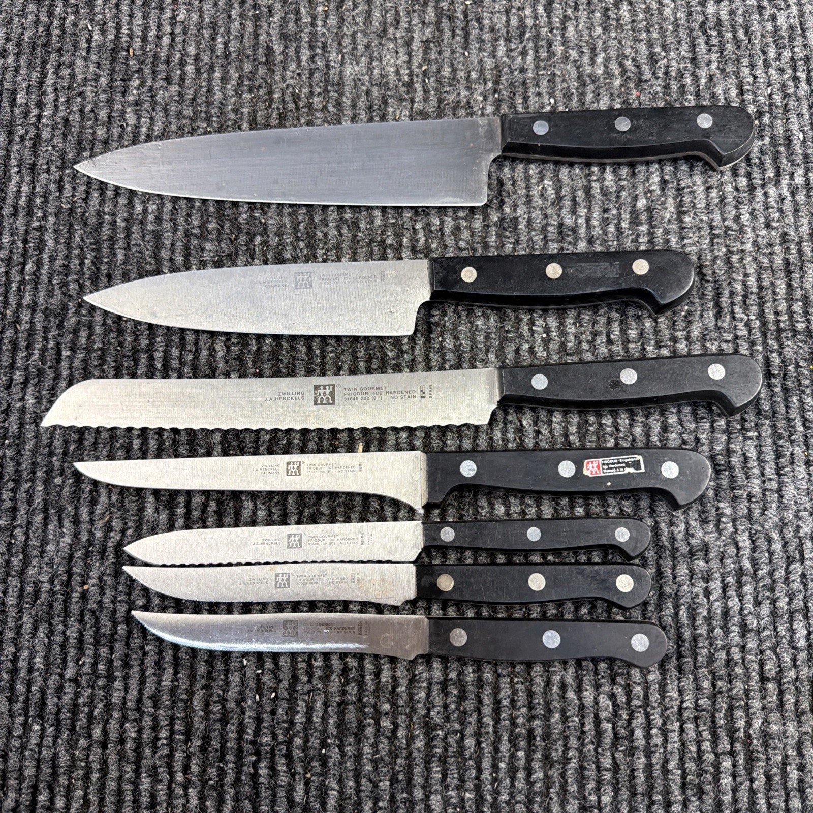 Set 7 J.A. Henckels Twin Gourmet 31625-200, 31645-200, 31625-160, 31686-160 +++