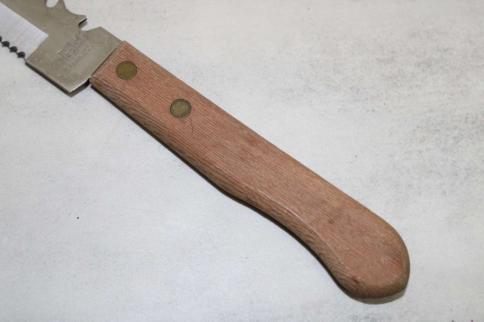 Vintage Regent Sheffield Stainless Steel Carving Bread Knife 8.75 in