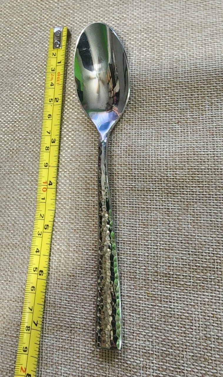 VIETNAM 🇻🇳 TOWLE c2012 TEXTURE HAMMERED STAINLESS “6 7/8” TEASPOON/TEA SPOON🍵