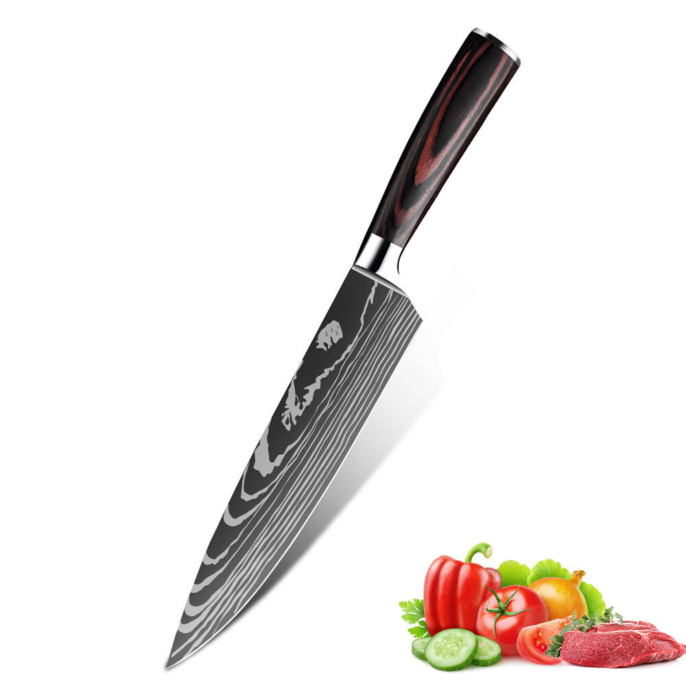 Japanese Chef Knife Professional Kitchen Knife for Steak and Vegetables Forged