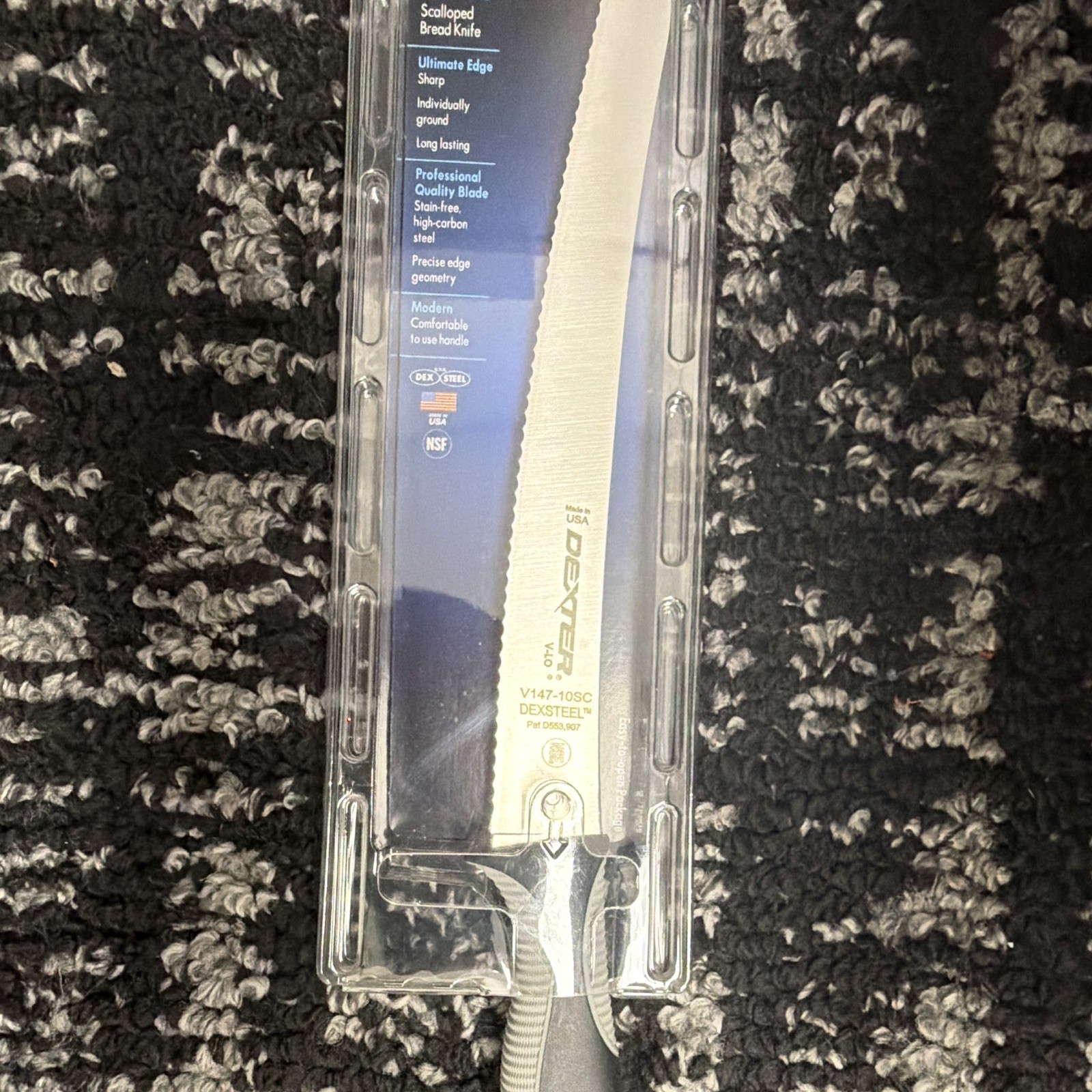 Dexter-Russell Bread Knife Scalloped Serrated 10″ V147-10SC-PCP