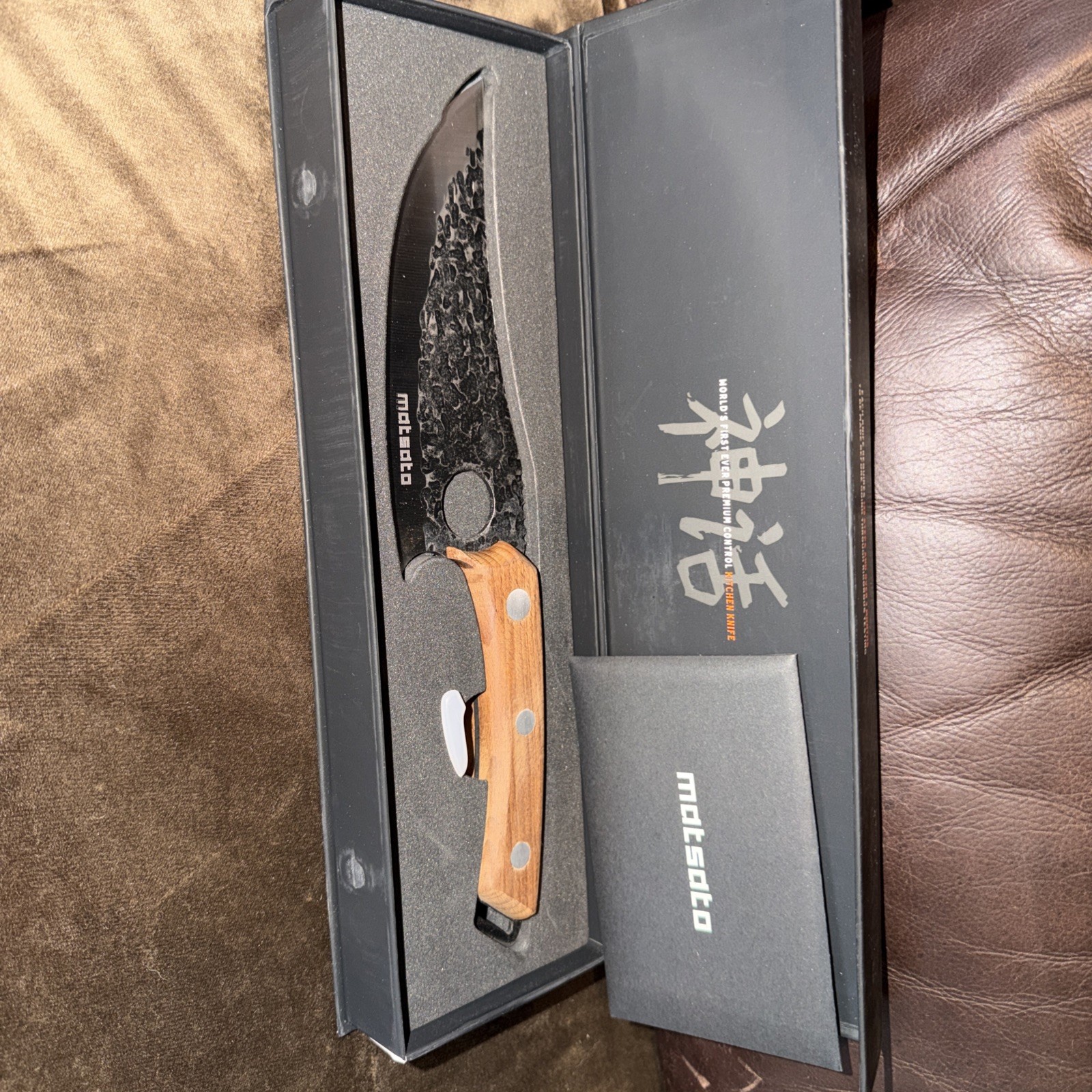 MATSATO® Premium Chef Knife. Japanese Steel Kitchen Knives for Balance & Control