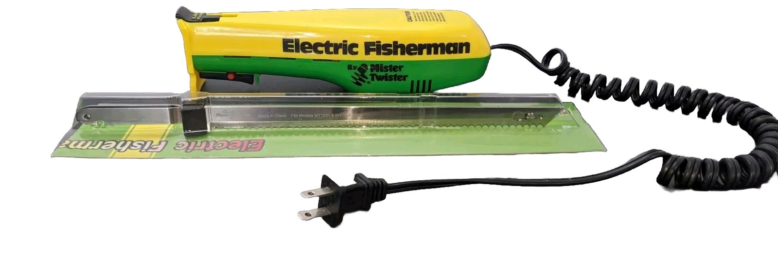 Mister Twister Electric Fisherman Fillet Knife MT-1201 TESTED & WORKS New Blade