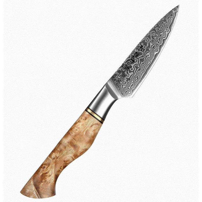 HEZHEN Damascus steel chef knife set, sharp professional kitchen tools.
