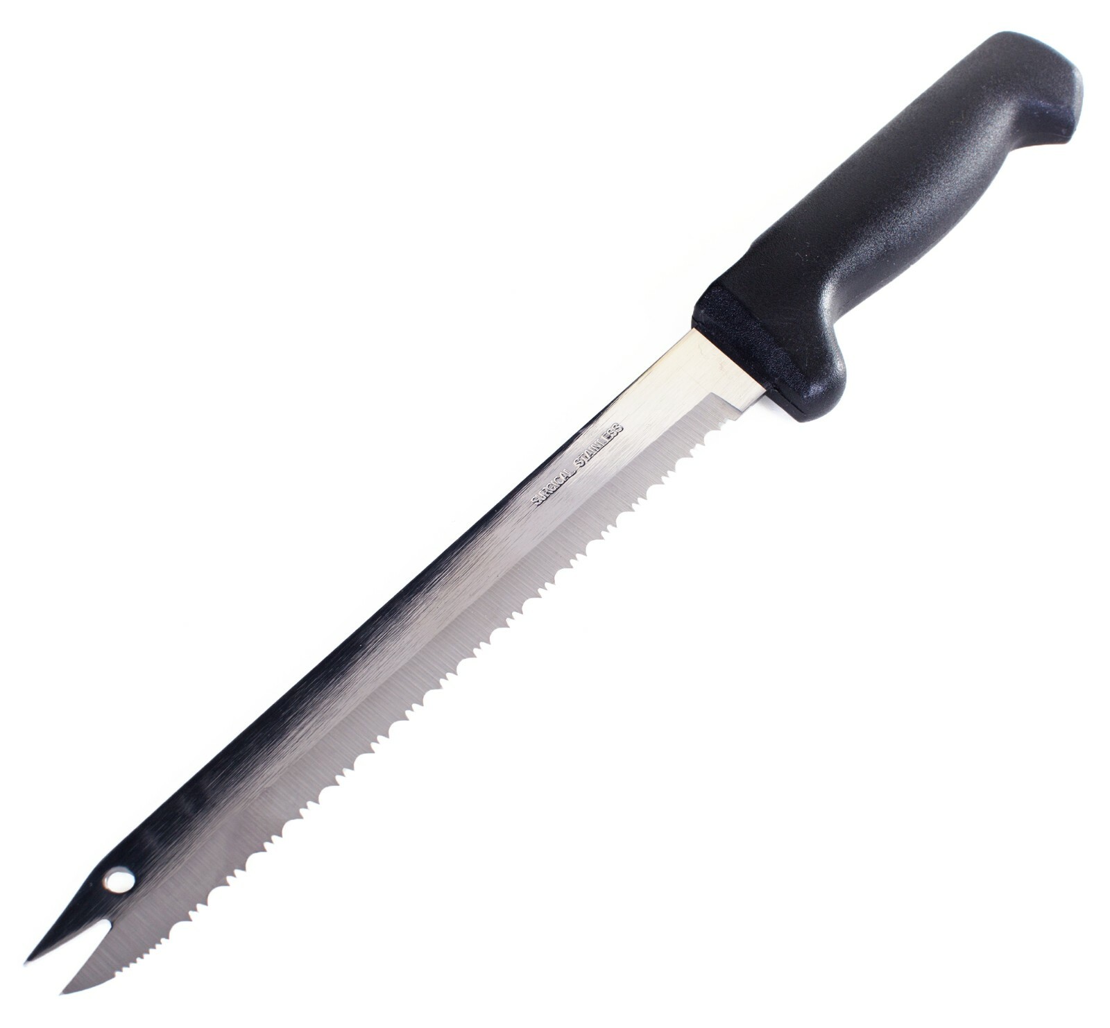 8” Serrated Slicing Knife Stainless Steel Carving Blade Never Needs Sharpening