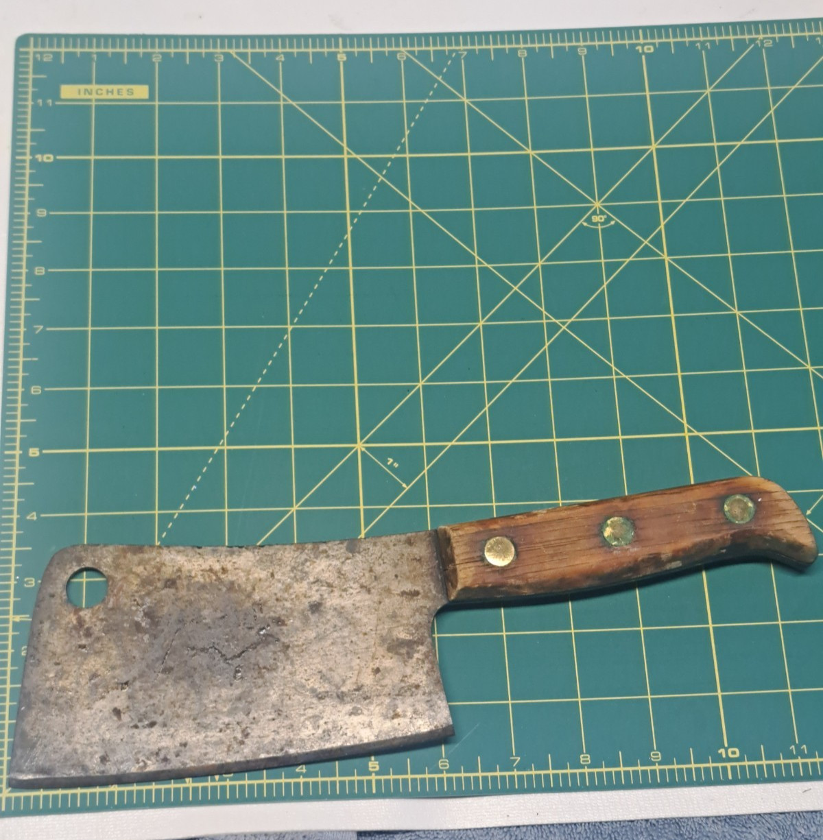vtg Meat Cleaver 6″. For home kitchen/Restaurant/heavy Duty