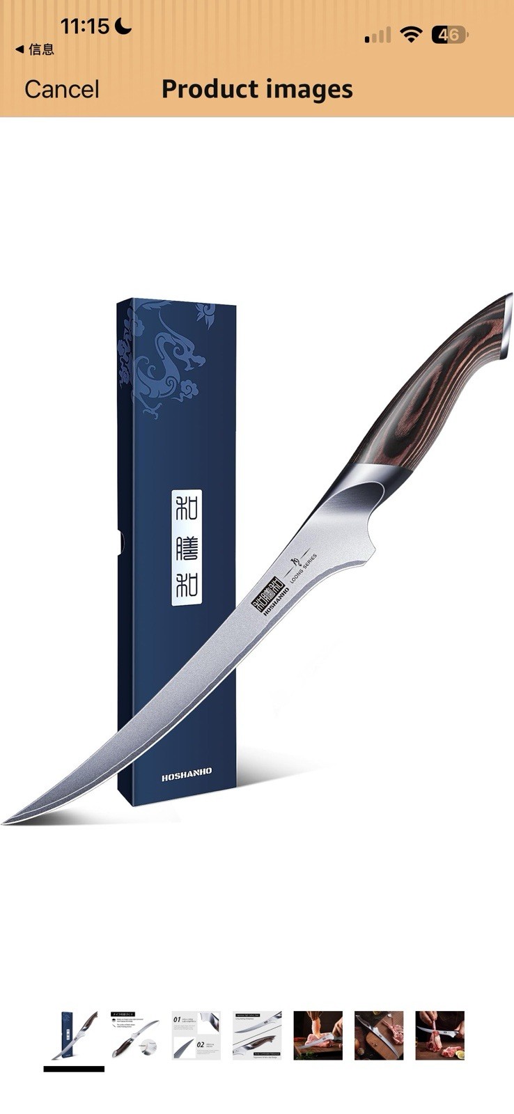 HOSHANHO Fillet Knife 9 Inch, Super Sharp Boning Knife in High Carbon Stainless