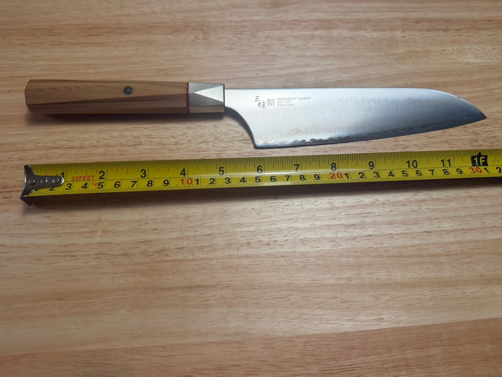 ZANMAI MCUSTA Beyond Aogami Super Santoku knife 18cm japan