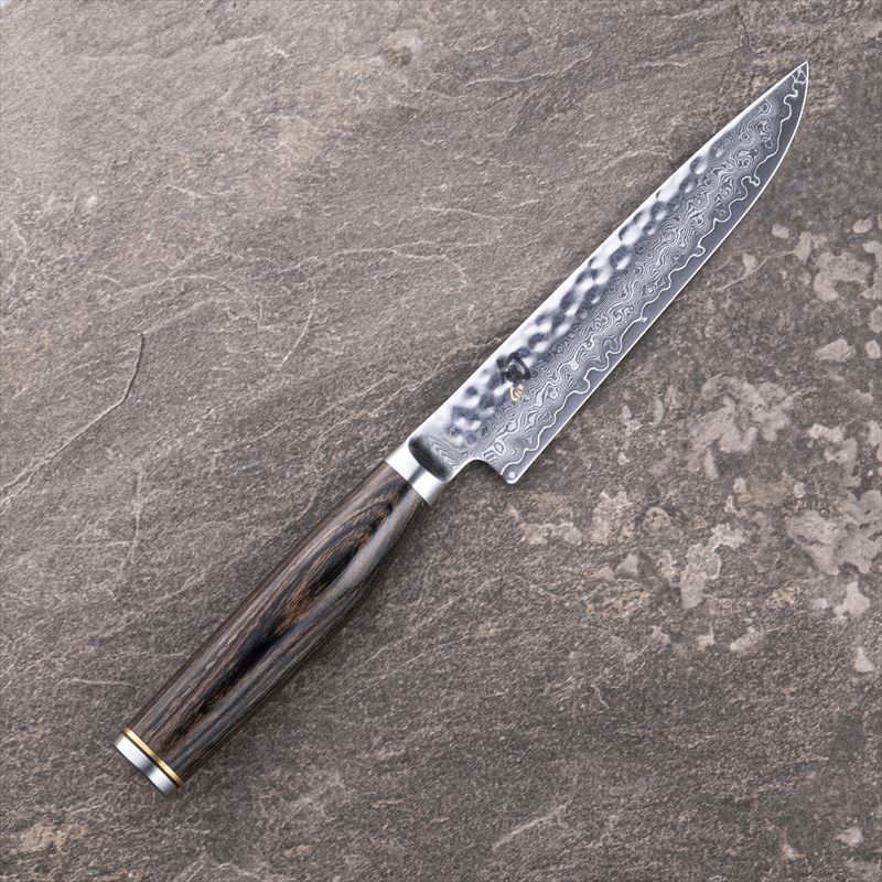Shun Premier Steak Knife 5″ 125mm VG-MAX Damascus Hammered Made in Japan