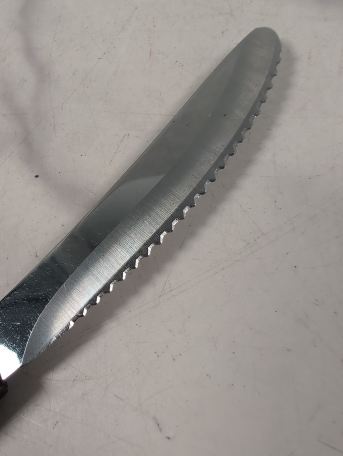 Cutco 1759 Serrated Table/Steak Knife Classic Brown Handle